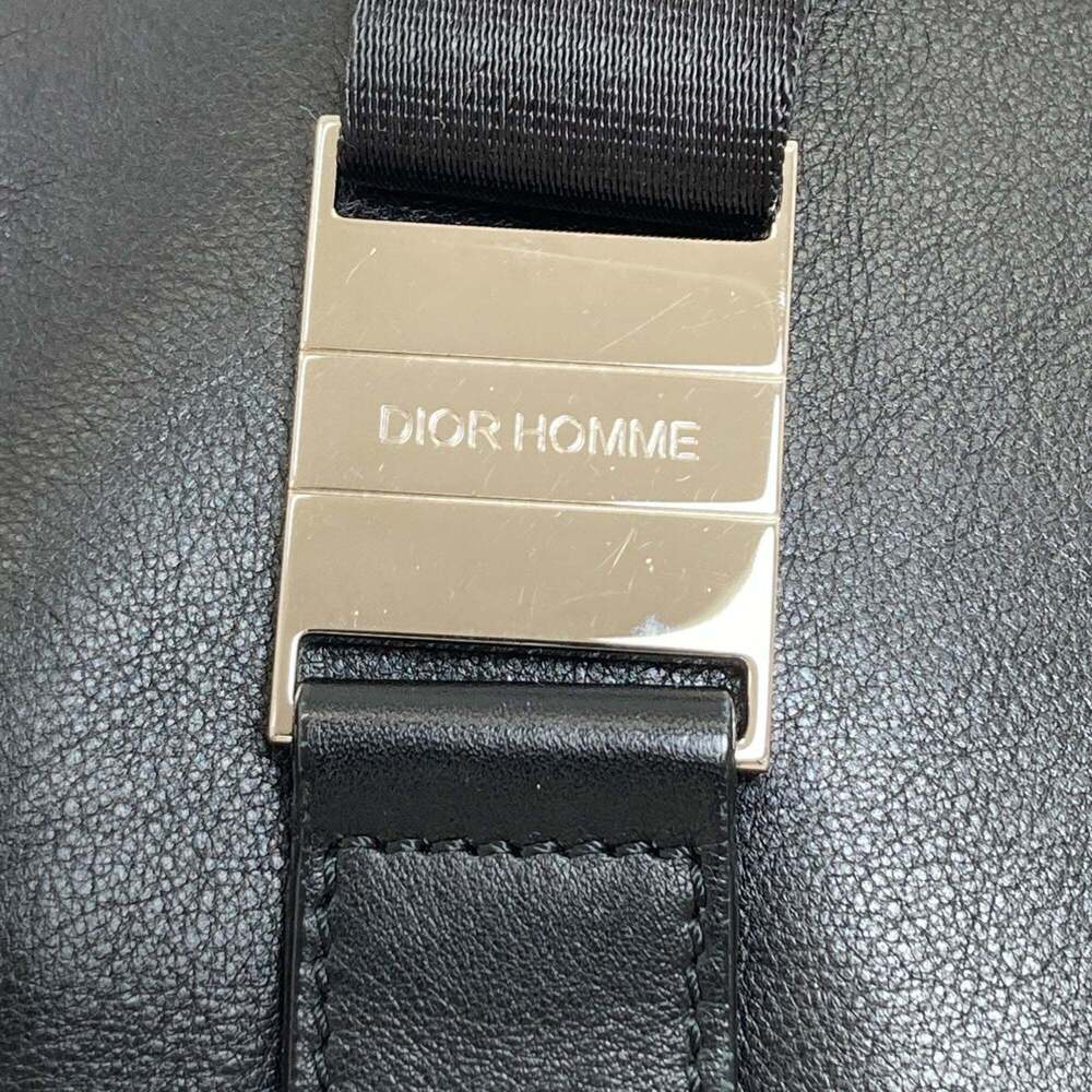 CHRISTIAN DIOR Black Leather Shoulder Bag - Picture 16 of 16